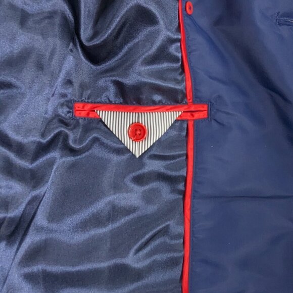 J. Crew Women's Pea Coat Puffer Jacket - Size XS Blue - Picture 7 of 15